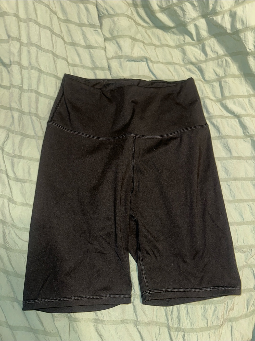 High-Waist Black Women's Bike Shorts